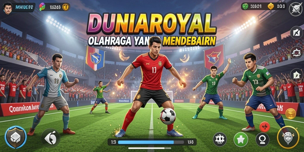 Tampilan gameplay seru DUNIAROYAL yang menegangkan.