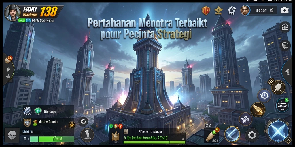 Tangkapan layar HOKI138 menunjukkan aksi mendebarkan dalam Tower Defense.