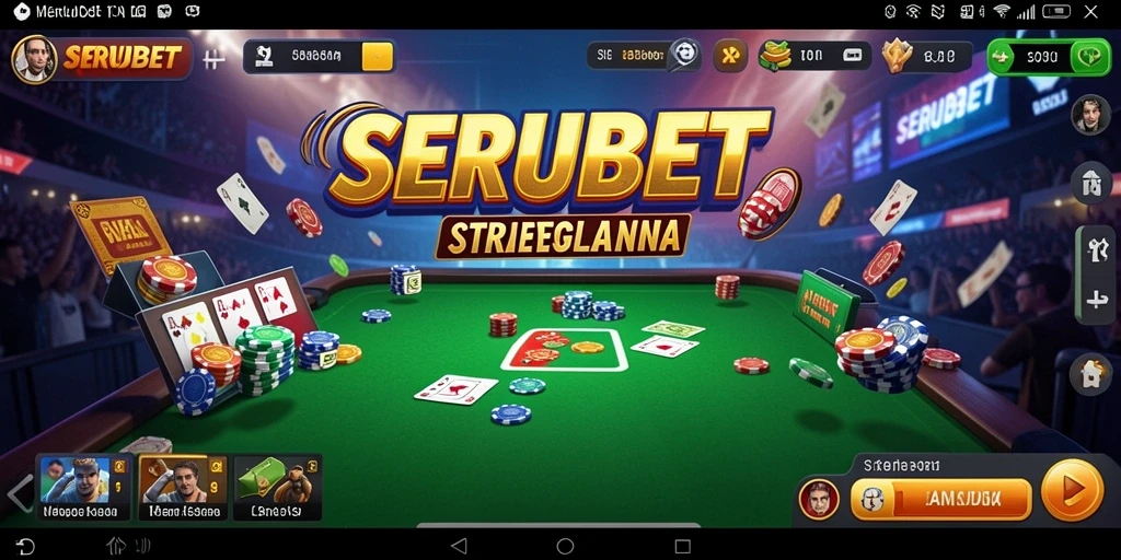 Tampilan gameplay <strong>SERUBET</strong> yang menakjubkan dengan banyak pilihan taruhan.