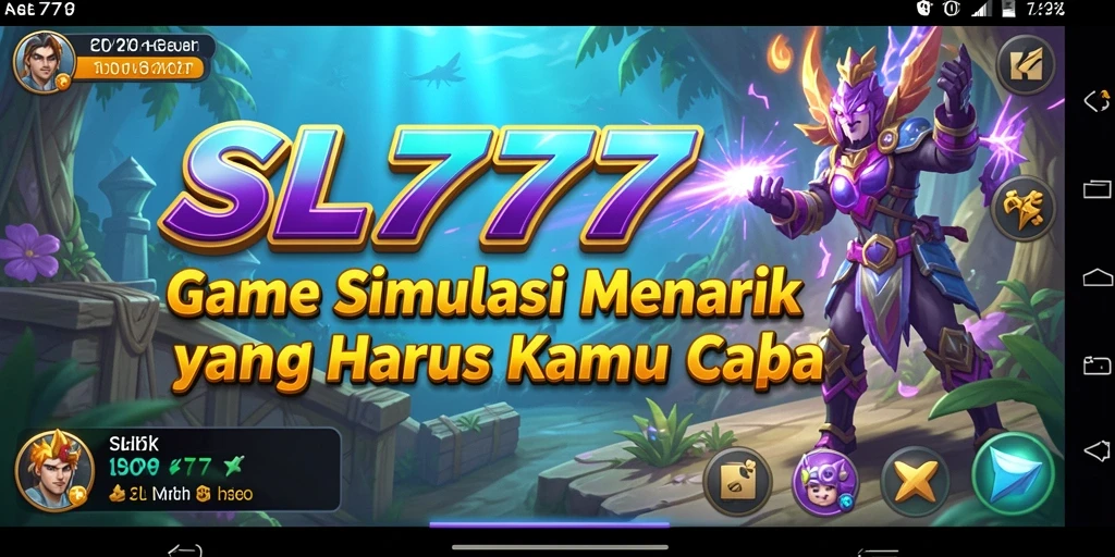 Tampilan screenshot utama SL777 menampilkan gameplay yang menarik dan realistis.